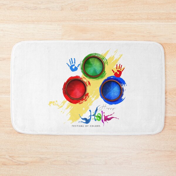 Item preview, Colorful circles and hands for a vibrant Holi designed and sold by TirrellColister.