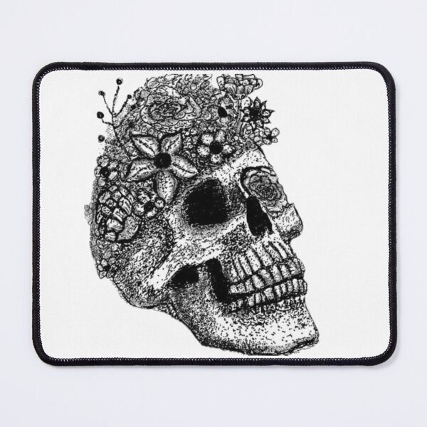 Item preview, Flowered Skull designed and sold by Olive2608.