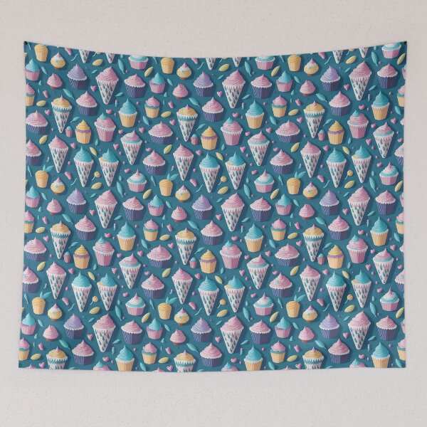Item preview, Seamless Pattern of Cakes designed and sold by UsDesignsArt.