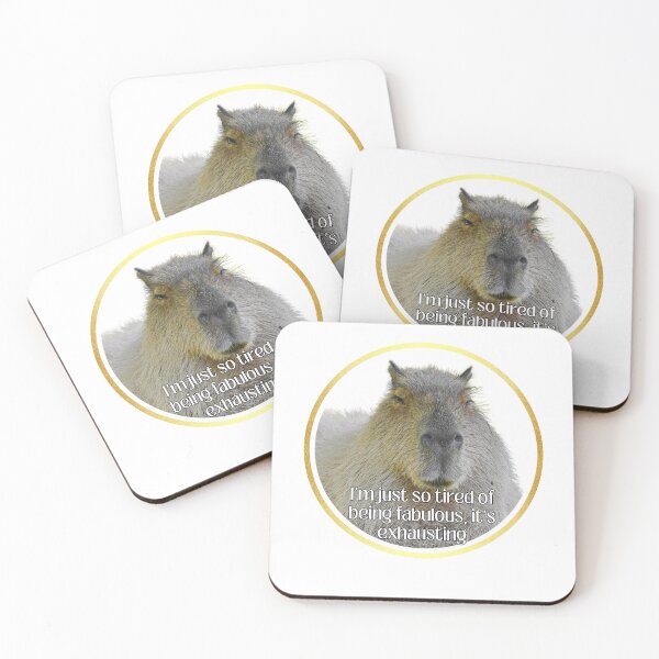 Item preview, Capybara tired of being fabulous designed and sold by EazyStyles.