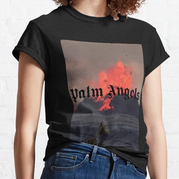 Vlone Palms Angels Tee  Palm angels, Printed shirts, New t shirt