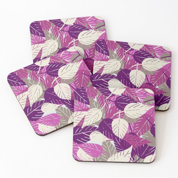 Item preview, Tossed Purple and Pink Leaves designed and sold by Sockstomistic.