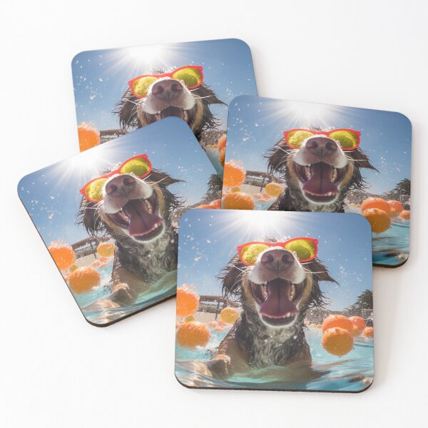 Item preview, Dog in the Pool designed and sold by RezStyleCreator.