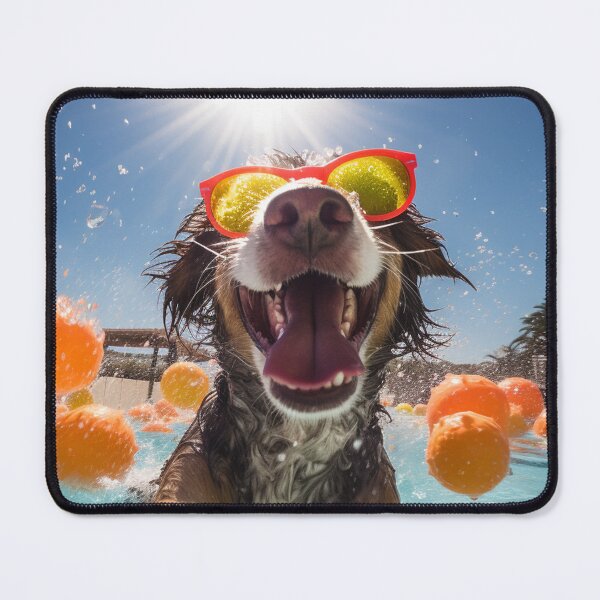 Item preview, Dog in the Pool designed and sold by RezStyleCreator.