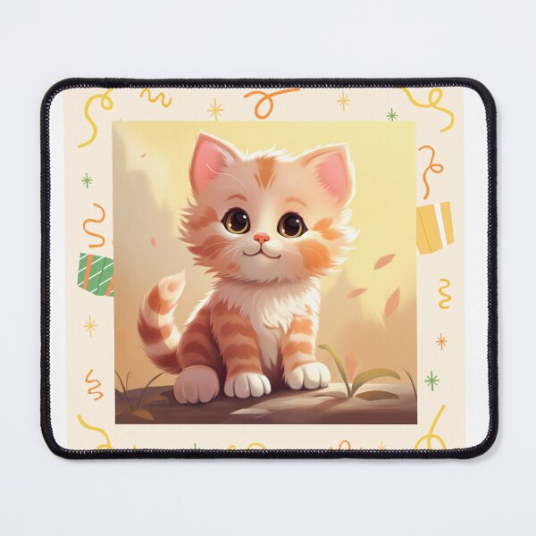 Item preview, Cute cartoon cat designed and sold by Stickermagician.
