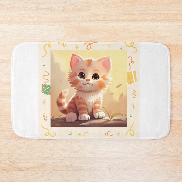 Item preview, Cute cartoon cat designed and sold by Stickermagician.