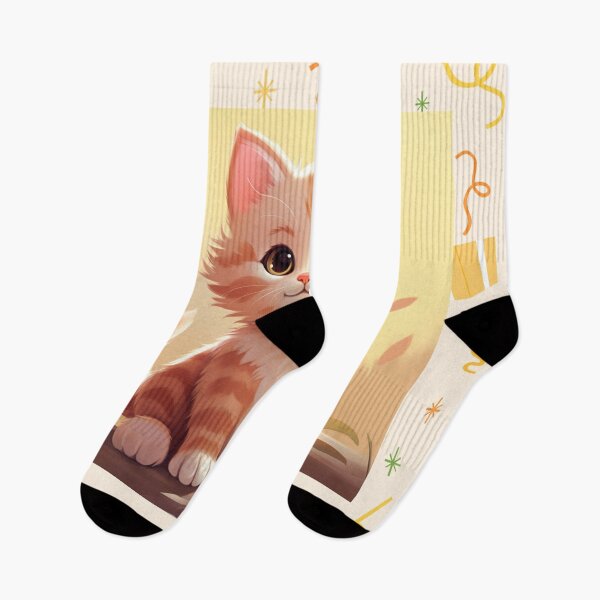 Item preview, Cute cartoon cat designed and sold by Stickermagician.