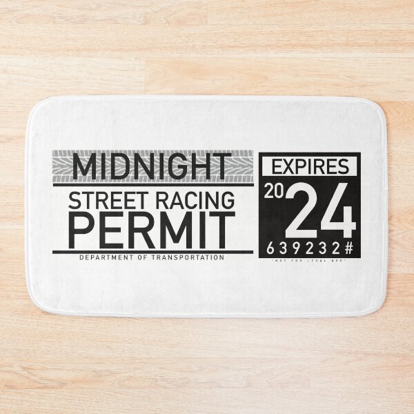 Item preview, Midnight Street Racing “permit” Club designed and sold by Bjammer.