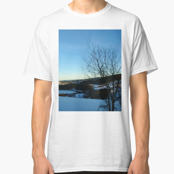 Winter View to the North Classic T-Shirt