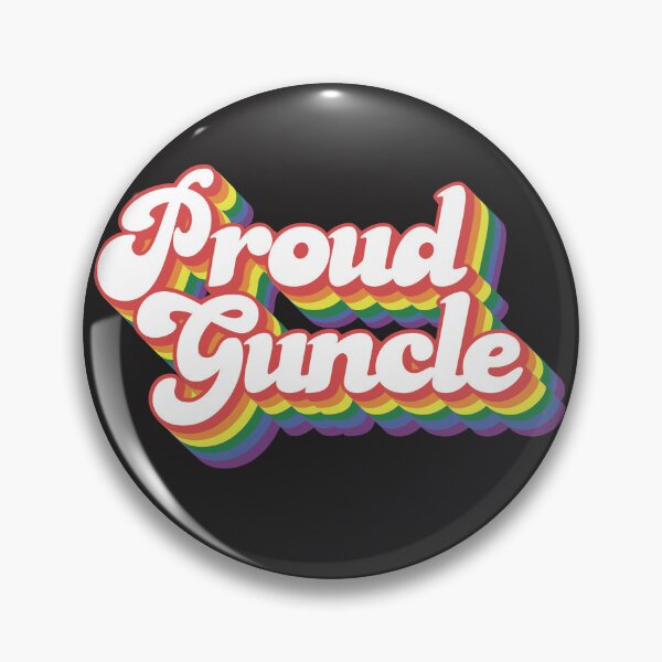 Artikel-Vorschau von Stolzer schwuler Onkel von Guncle – Kaugummi-Schriftdesign, Pride-Geschenk zum Guncle's Day, designt und verkauft von GuncleCo.