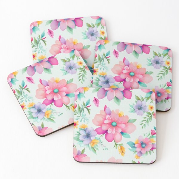 Item preview, Cute colorful pastel flowers v.10 designed and sold by Neranchara.