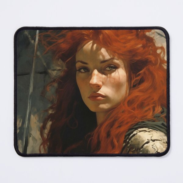 Artikelvorschau, Fantasy-Kriegerinnen-Empowerment-Porträt entworfen und verkauft von BrandonArtWorld.