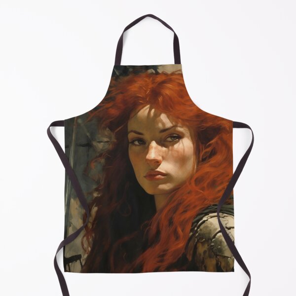 Item preview, Fantasy Woman Warrior Empowerment Portrait designed and sold by BrandonArtWorld.