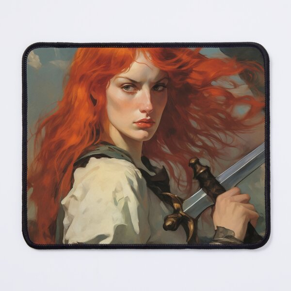Item preview, Fantasy Woman Warrior Empowerment Portrait  designed and sold by BrandonArtWorld.