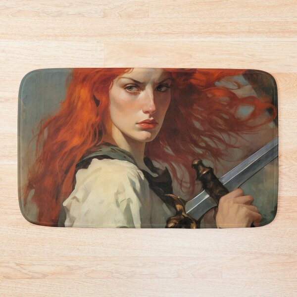 Item preview, Fantasy Woman Warrior Empowerment Portrait  designed and sold by BrandonArtWorld.
