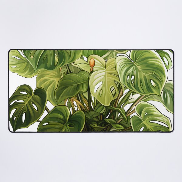 Item preview, Monstera Albo Variegata Art Print | Detailed 2D Game Art, Boho Aesthetics, Botanical Beauty designed and sold by Artistically-T.