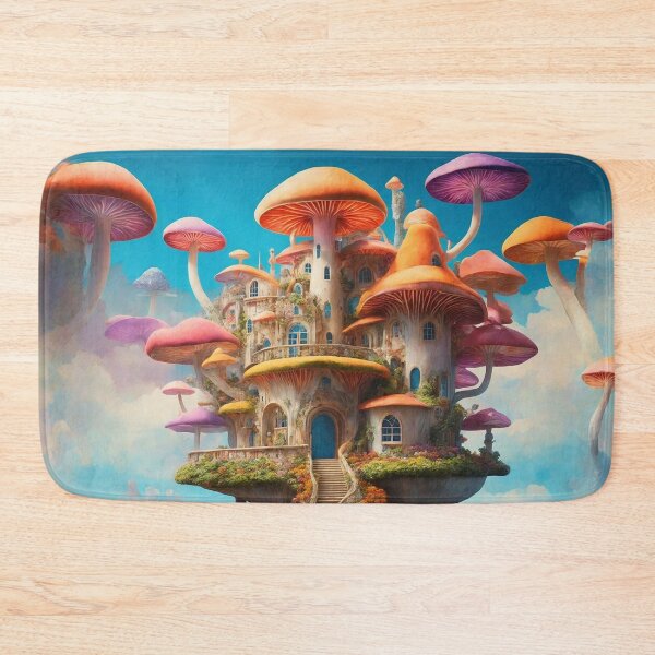 Item preview, Enchanting Mushroom Castle: A Whimsical Fungal Fantasy 15 designed and sold by TheTechnoCanvas.