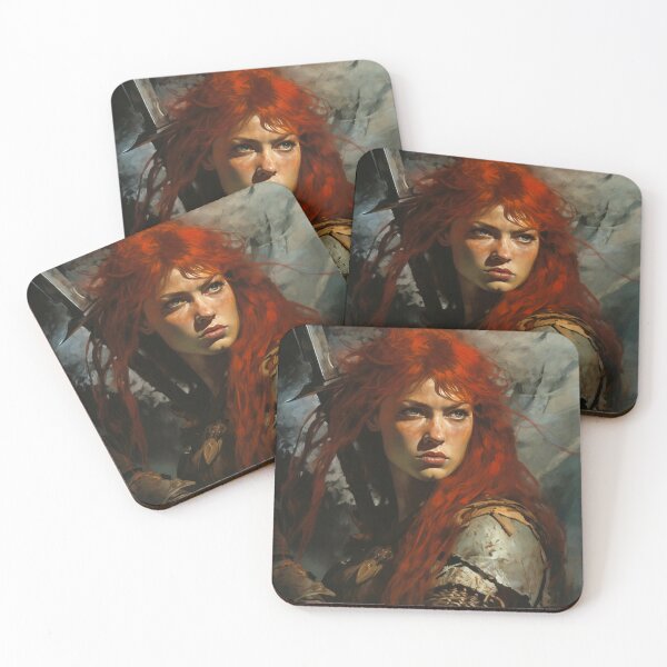 Item preview, Fantasy Woman Warrior Empowerment Portrait  designed and sold by BrandonArtWorld.