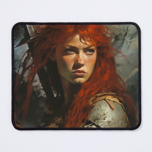 Item preview, Fantasy Woman Warrior Empowerment Portrait  designed and sold by BrandonArtWorld.