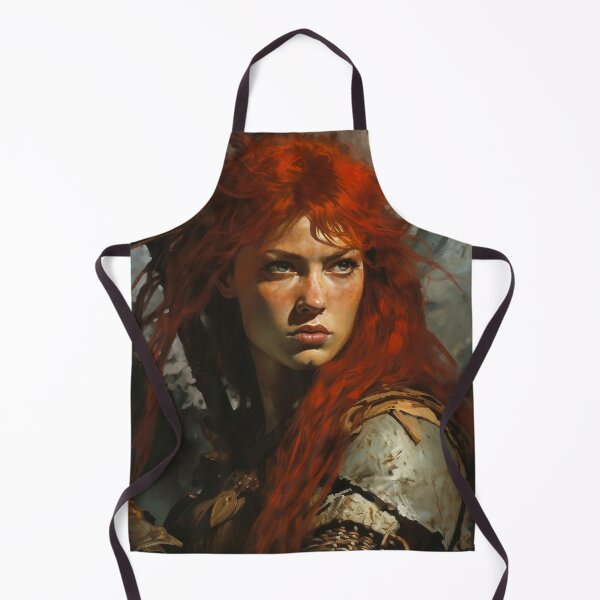 Item preview, Fantasy Woman Warrior Empowerment Portrait designed and sold by BrandonArtWorld.