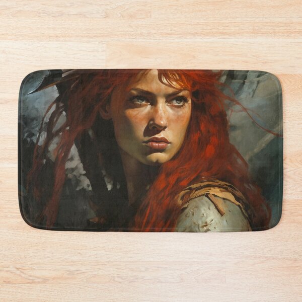 Item preview, Fantasy Woman Warrior Empowerment Portrait  designed and sold by BrandonArtWorld.