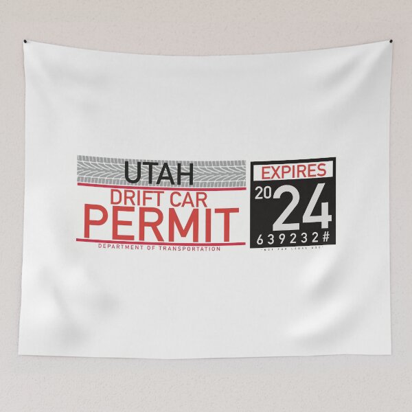 Artikelvorschau, Utah Drift Car Permit Club entworfen und verkauft von Bjammer.