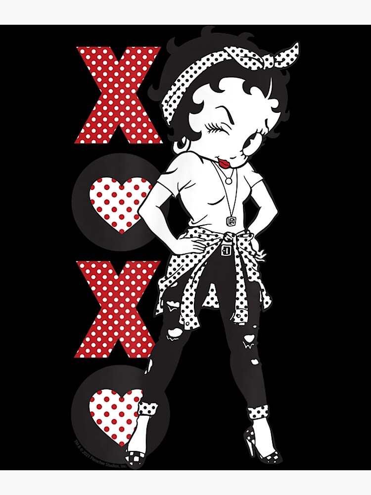 Betty boop USA top modern reprint for men