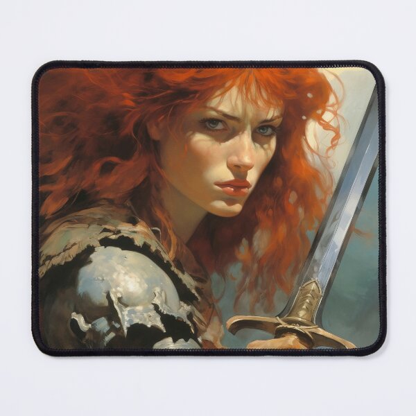 Item preview, Fantasy Woman Warrior Empowerment Portrait  designed and sold by BrandonArtWorld.