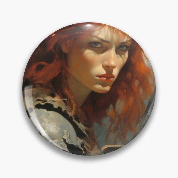 Item preview, Fantasy Woman Warrior Empowerment Portrait  designed and sold by BrandonArtWorld.