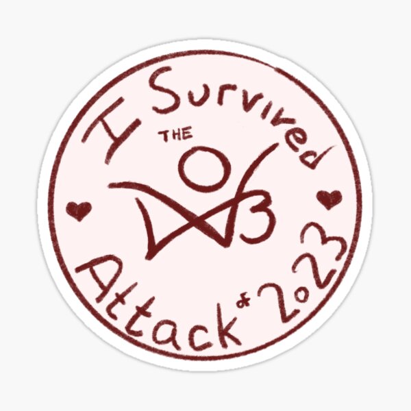 "Attack on Ao3 2023" Sticker for Sale by GoldfishGoblin Redbubble