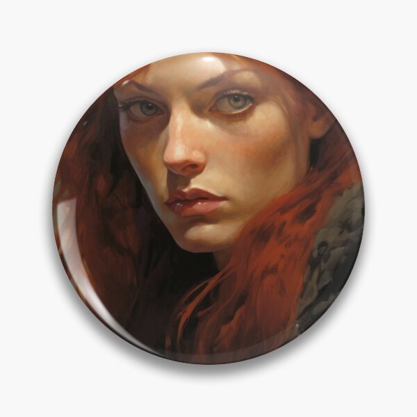 Item preview, Fantasy Woman Warrior Empowerment Portrait  designed and sold by BrandonArtWorld.