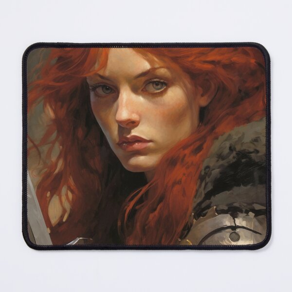 Item preview, Fantasy Woman Warrior Empowerment Portrait  designed and sold by BrandonArtWorld.