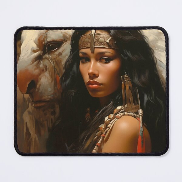 Item preview, Fantasy Woman Warrior Empowerment Portrait  designed and sold by BrandonArtWorld.