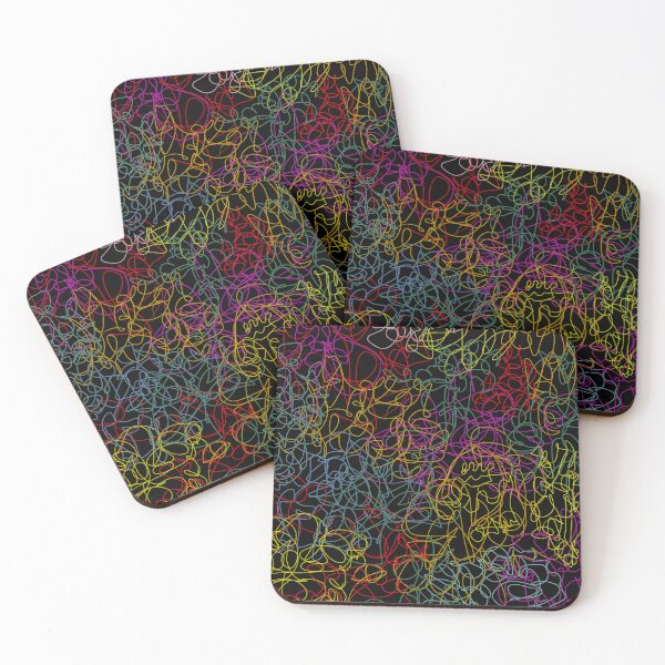Item preview, Rainbow Swirl Doodle Color Messy Abstract Neon Happy  designed and sold by hopecope.