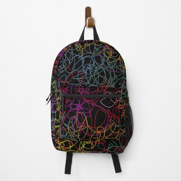 Item preview, Rainbow Swirl Doodle Color Messy Abstract Neon Happy designed and sold by hopecope.