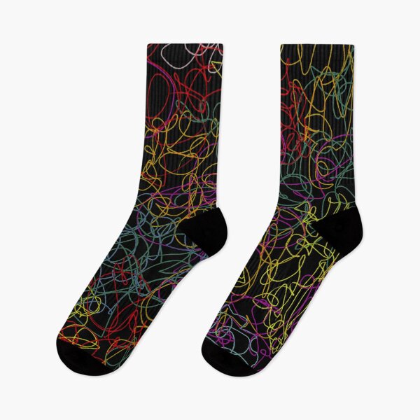 Item preview, Rainbow Swirl Doodle Color Messy Abstract Neon Happy  designed and sold by hopecope.