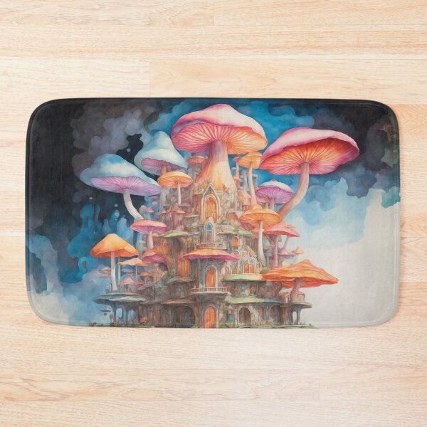 Item preview, Enchanting Mushroom Castle: A Whimsical Fungal Fantasy 17 designed and sold by TheTechnoCanvas.