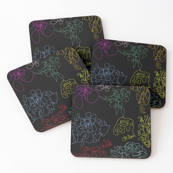 Item preview, Doodle Scribble Flowers Abstract Lines Colorful Rainbow Fun  designed and sold by hopecope.