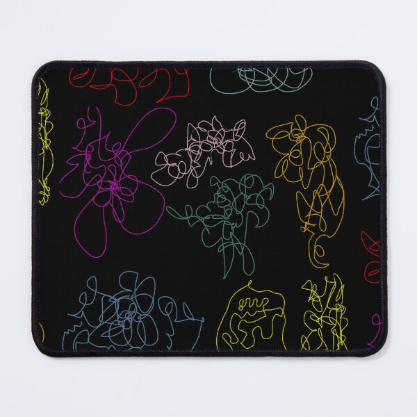 Item preview, Doodle Scribble Flowers Abstract Lines Colorful Rainbow Fun designed and sold by hopecope.