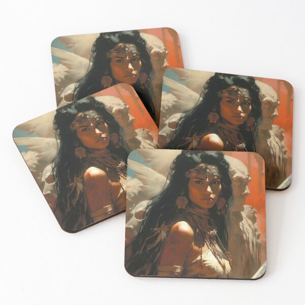 Item preview, Fantasy Woman Warrior Empowerment Portrait  designed and sold by BrandonArtWorld.