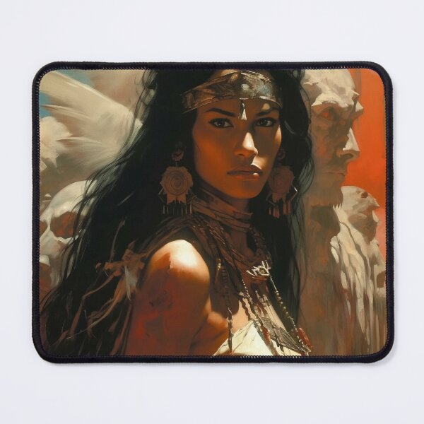 Item preview, Fantasy Woman Warrior Empowerment Portrait  designed and sold by BrandonArtWorld.