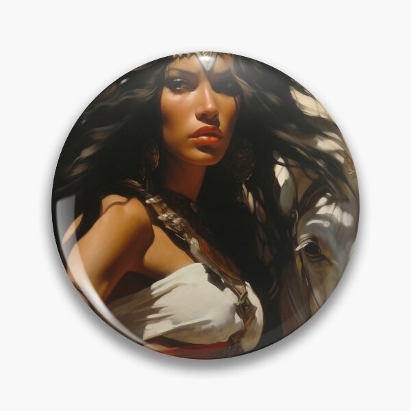 Item preview, Fantasy Woman Warrior Empowerment Portrait  designed and sold by BrandonArtWorld.
