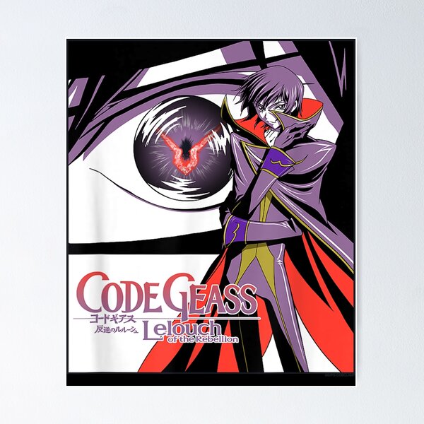 Code Geass Zero Lelouch Japanese Anime Series Poster – My Hot Posters