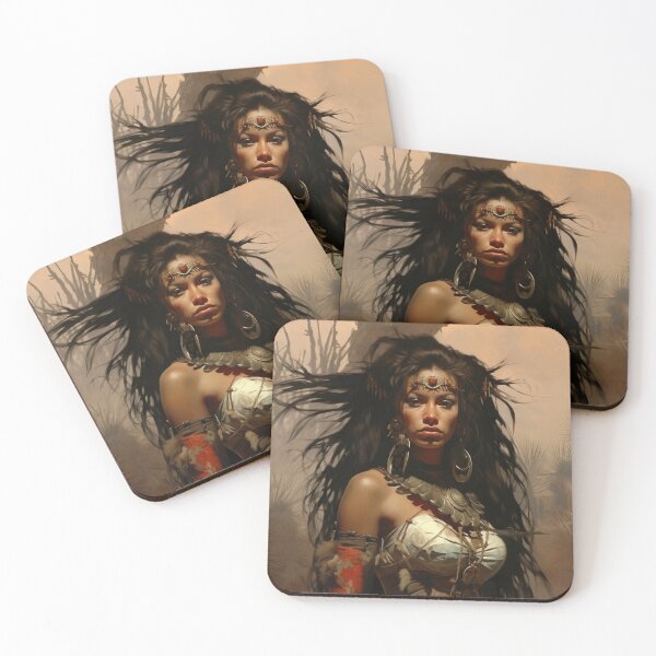 Item preview, Fantasy Woman Warrior Empowerment Portrait  designed and sold by BrandonArtWorld.