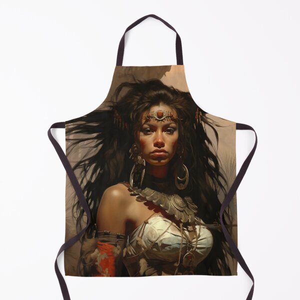 Item preview, Fantasy Woman Warrior Empowerment Portrait designed and sold by BrandonArtWorld.