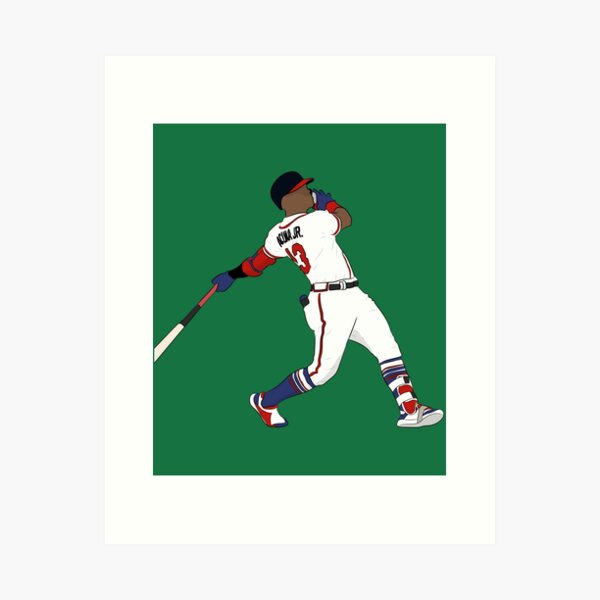 Ronald Acuna Jr. #13 Atlanta Braves Navy/Gray 2022 Split Fashion