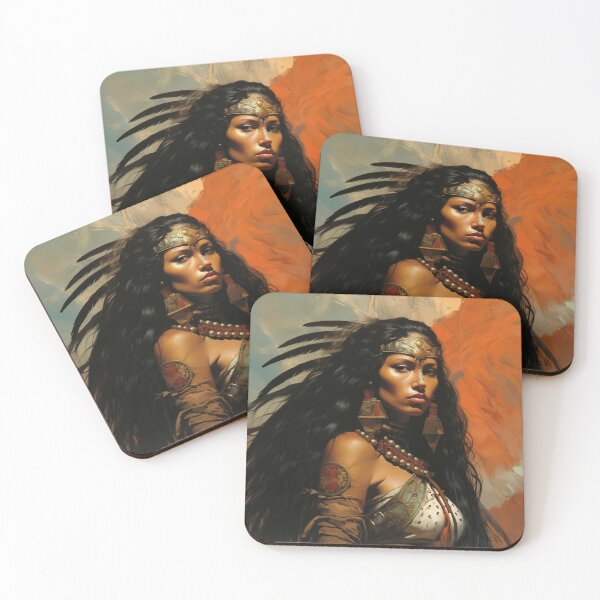 Item preview, Fantasy Woman Warrior Empowerment Portrait  designed and sold by BrandonArtWorld.