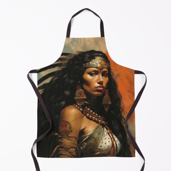 Item preview, Fantasy Woman Warrior Empowerment Portrait designed and sold by BrandonArtWorld.