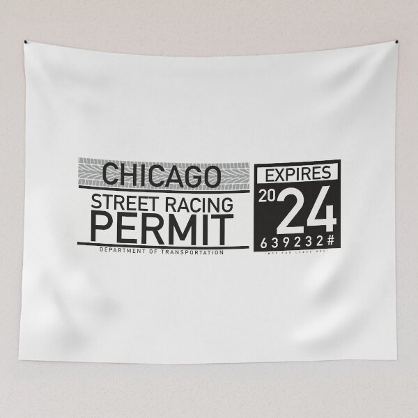 Item preview, Chicago Street Racing “permit” Club designed and sold by Bjammer.
