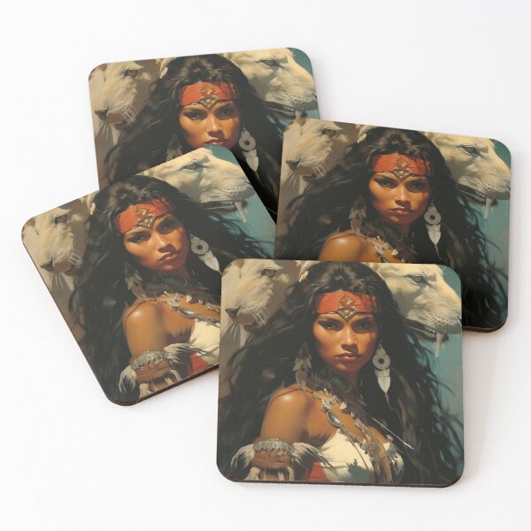 Item preview, Fantasy Woman Warrior Empowerment Portrait  designed and sold by BrandonArtWorld.